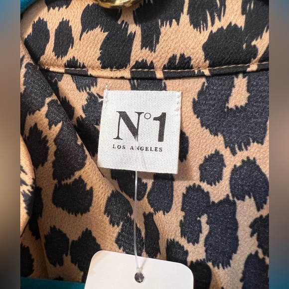 No 1 LOS ANGELES Jumpsuit cheetah Print .BNWT  size S-M - Picture 7 of 10